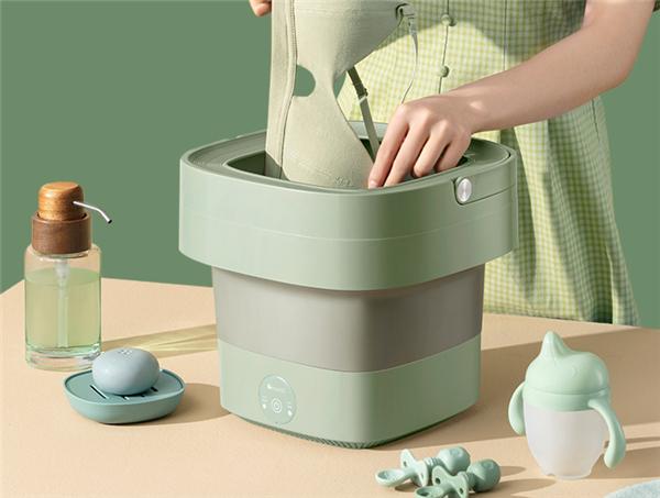 善思折叠洗衣机评测:颠覆传统可折叠,抑菌洗涤二合一